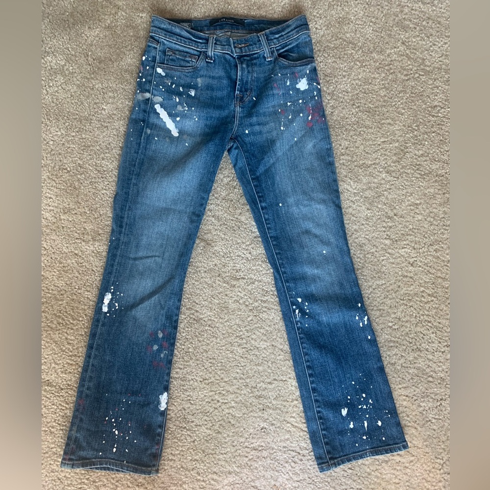 J Brand Selena Mid Rise Crop Jeans Size 23